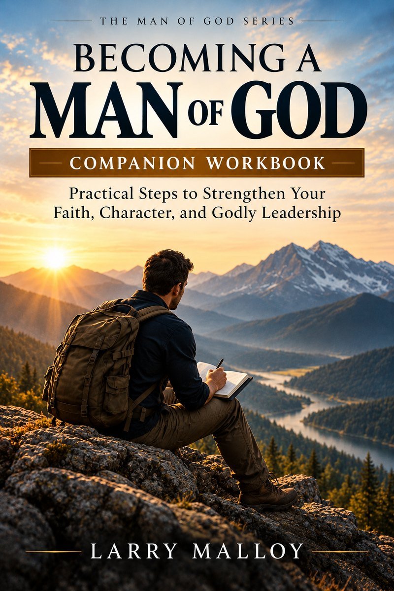 Becoming a Man of God Companion Workbook by Larry Malloy — cover