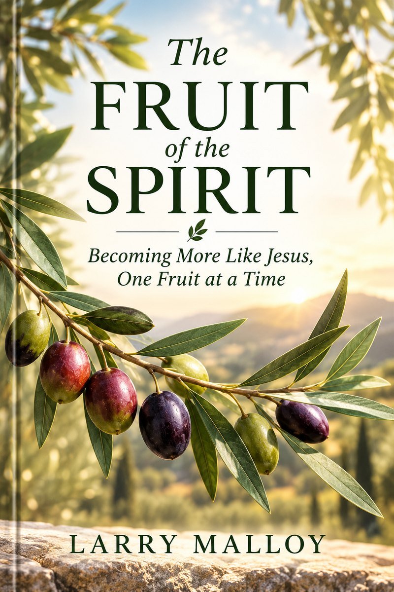 The Fruit of the Spirit: Becoming More Like Jesus, One Fruit at a Time, by Larry Malloy — book cover
