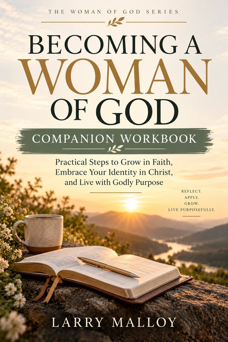 Becoming a Woman of God Companion Workbook by Larry Malloy — cover